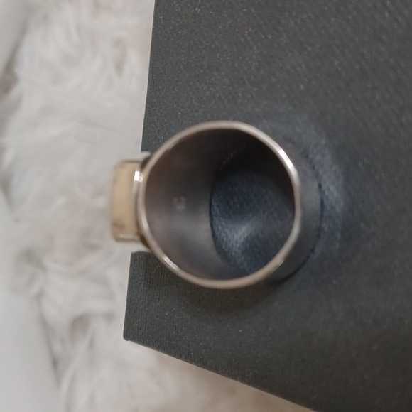 Jay King Mine Finds Silver Cushion Cut Larimar Ring NEW - Picture 6 of 10